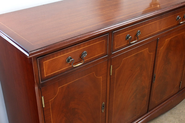 SB42 Mahogany Four Door Sideboard, Circa 1960