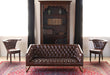 Academy Leather Chair with Nailhead Trim 