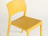 SC160 Molded Plastic Cafe Side Chair in Mustard Yellow 