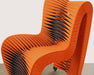 SC177 Seat Belt Dining Chair in Orange