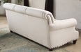 SF153 Natural Linen Sofa