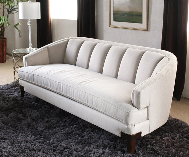 SF165 Channel Back Sofa with Nailhead Accents 