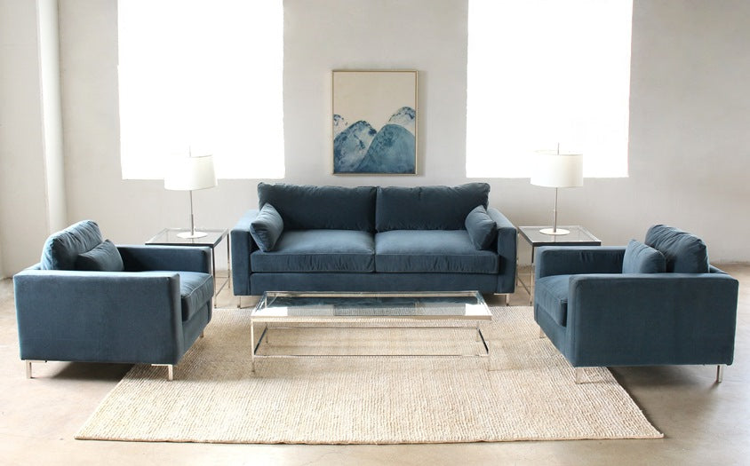 CC220 Spencer Club Chair in Caspian Blue