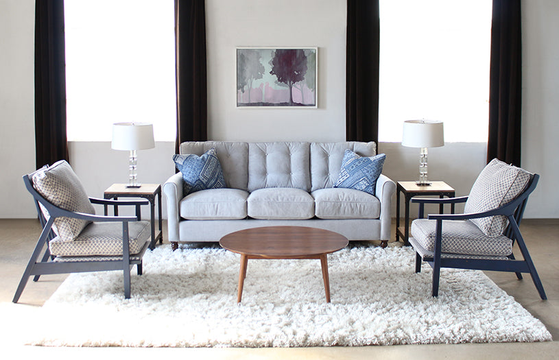 Kennedy Denim Arm Chair