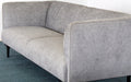 SF194 - Rockford Sofa in Gray with Powder Black Legs