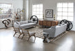 ET421 Element Etched Iron End Table