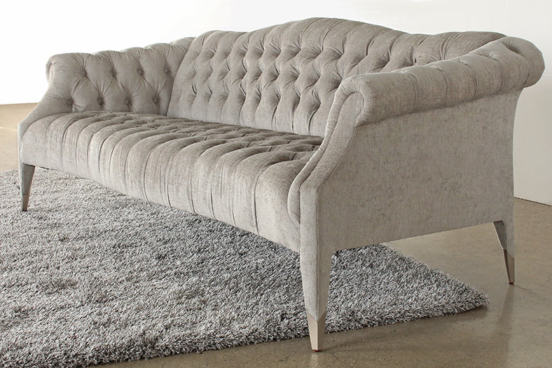 SF208 - Tufted Camelback Sofa