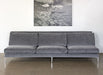 SF211 Armless Sofa in Sanibel Charcoal