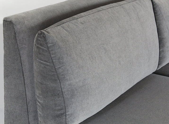 SF211 Armless Sofa in Sanibel Charcoal