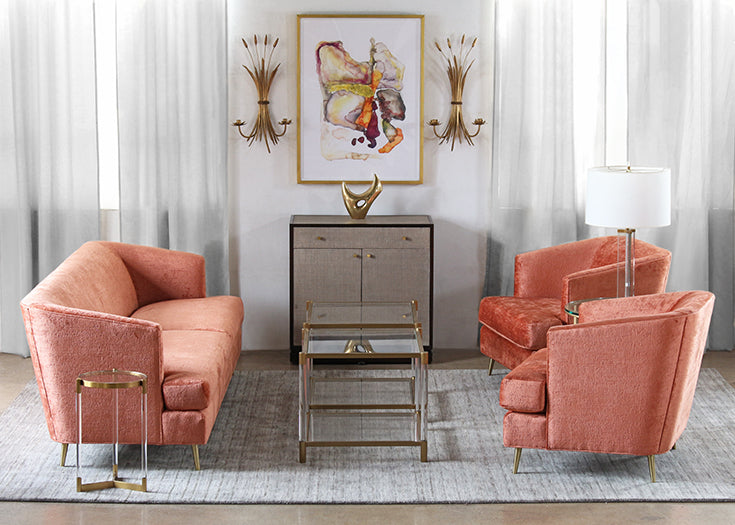 SF222 - Coco Sofa In Coral 