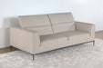 SF226 - Beige Leather Sofa