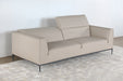 SF226 - Beige Leather Sofa