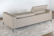 SF226 - Beige Leather Sofa