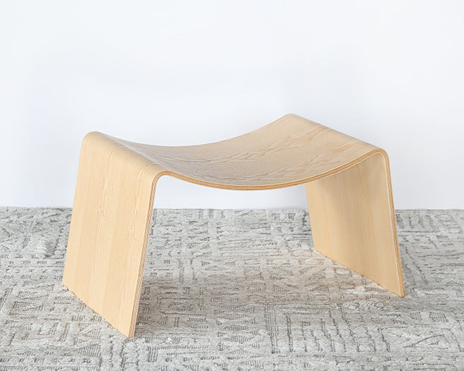 ST102 - Modern Blonde Ash Bentwood Stool
