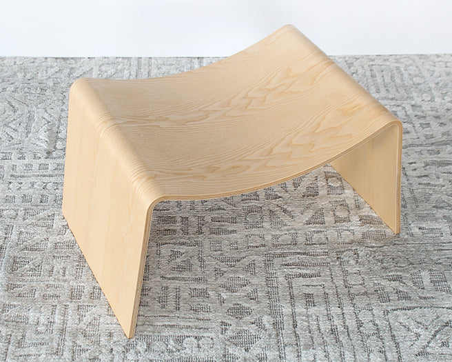 ST102 - Modern Blonde Ash Bentwood Stool