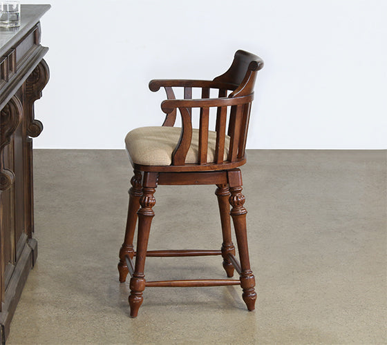 ST99 - Barrel Back Counter Stool