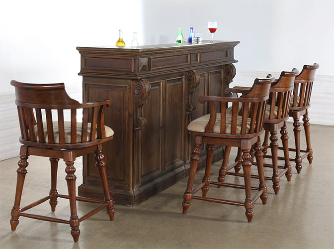 ST99 - Barrel Back Counter Stool