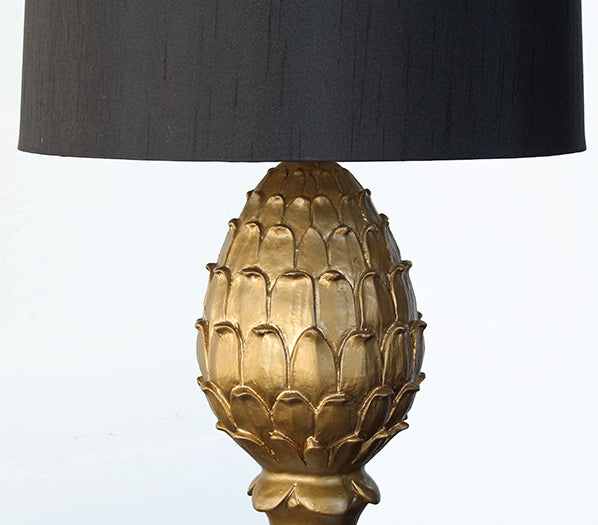 TL116 - Gold Leaf Artichoke Table Lamp