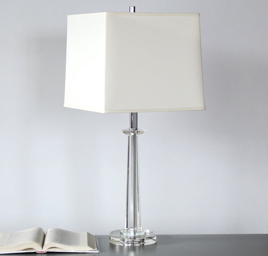 TL157 Crystal Classic Column Table Lamp