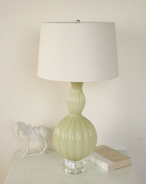 TL272 Celery Glass Gourd Table Lamp