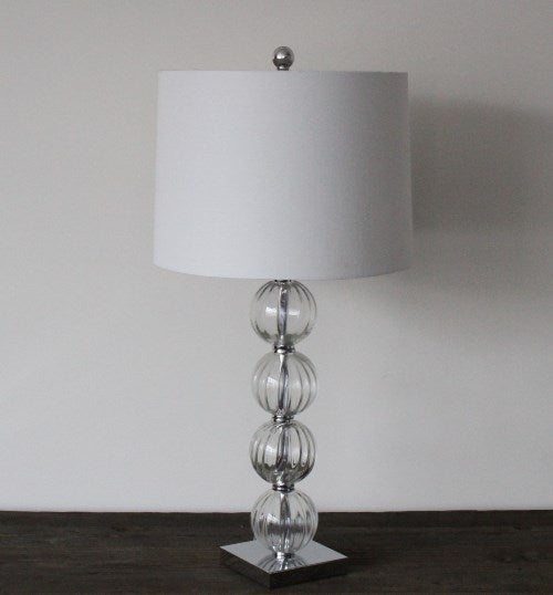 TL308 Amanda Crystal Glass Globe Table Lamp