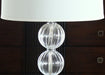 TL308 Amanda Crystal Glass Globe Lamp