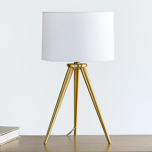 Brass Tripod Table Lamp