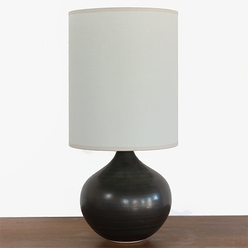 Coal Grey Orb Table Lamp