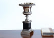 URN23 Nickle Urn On Black Base
