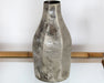 VASE284 - Medium Iron Vase With Antiqued Silver Finish